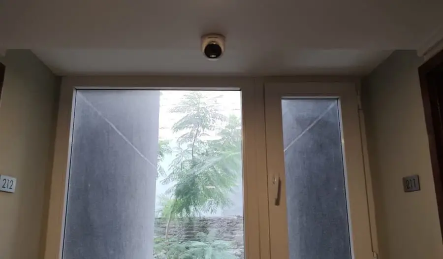 camaras de seguridad en pasillos de edificios