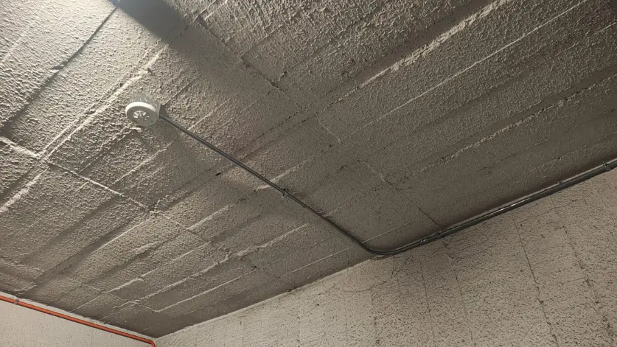 Nuevo Sistema de Incendios Paradox: Edificio Flandes 7 Nosteal instalaciones de sensores de humo y termicos en ñuñoa