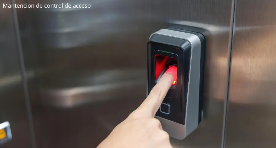 mantenimiento de control de acceso peatonal y vehicular